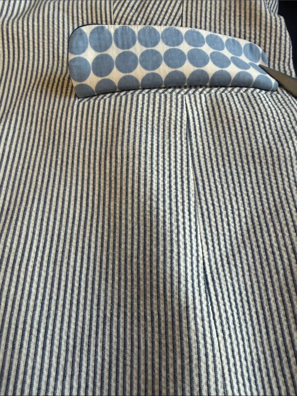 Boden Blue White Seersucker Blazer Jacket NWOT Size 10 Nautical Preppy - Picture 10 of 10